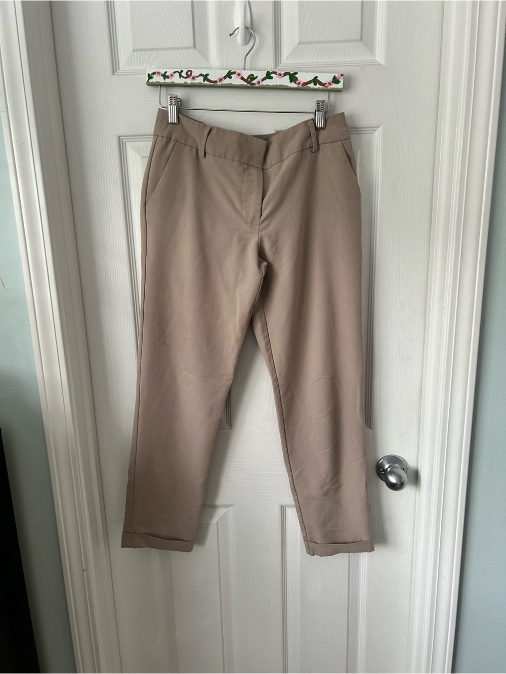 Forever 21 Khaki Straight-Leg Pant